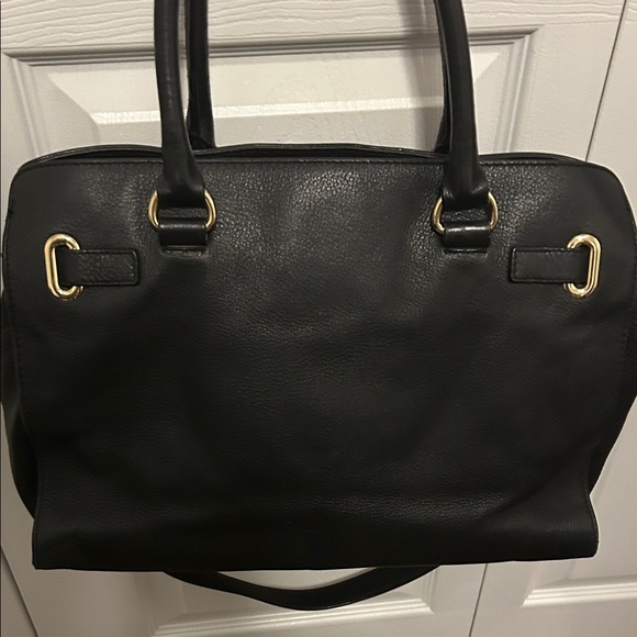 Michael Kors Black Satchel with Gold Accents - Picture 9 of 14
